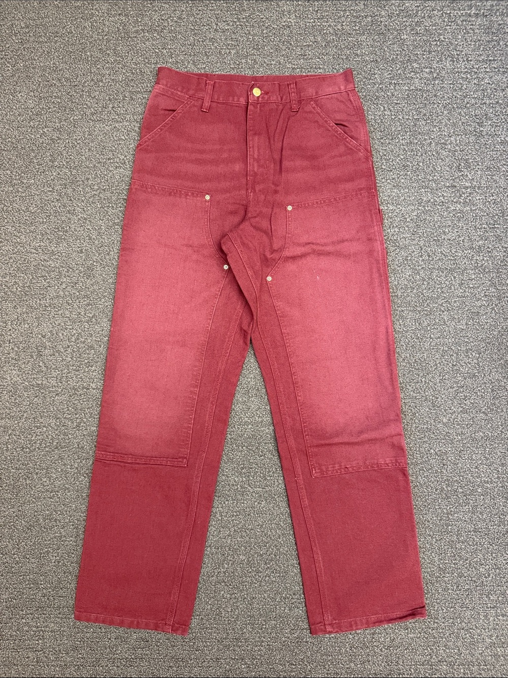 Carhartt WIP Double Knee Pants in Malbec